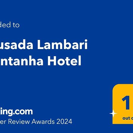 Pousada Lambari Montanha Hotel Exterior photo